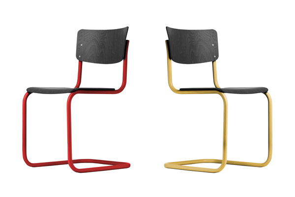 Thonet's iconic S43 now comes in bright, bold colours