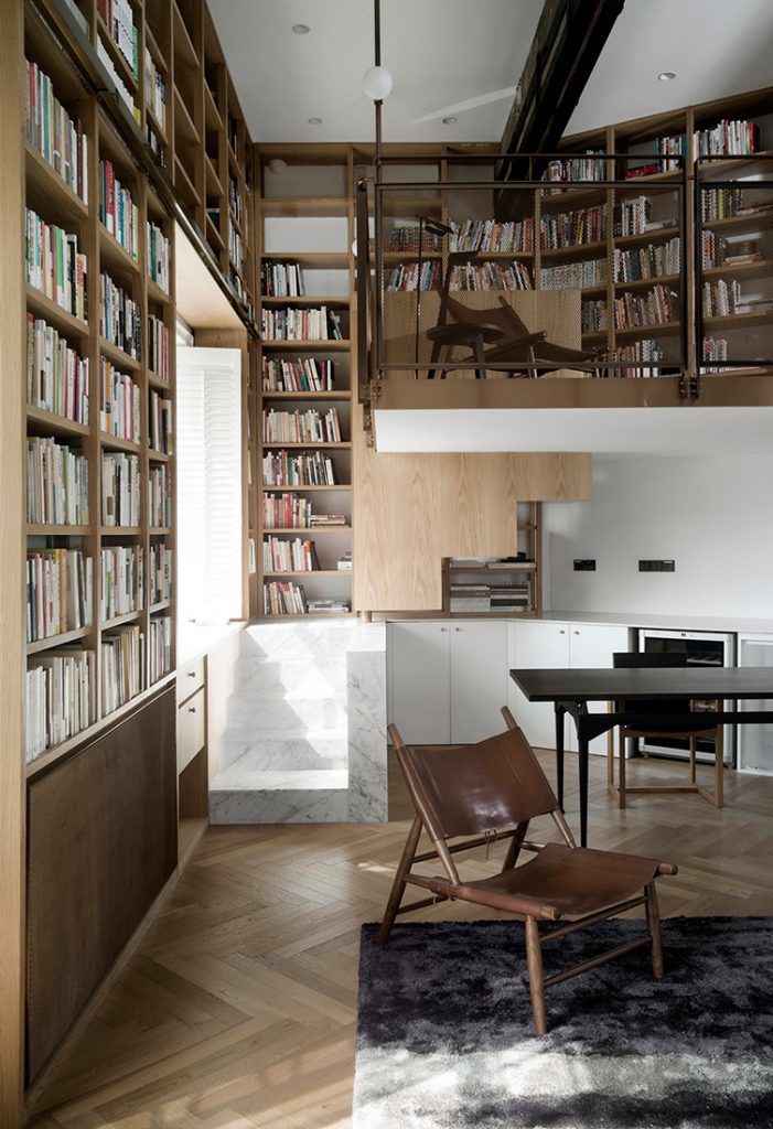 A Home of Study (Shanghai) by Atelier TAO+C. Shortlisted, The Living Space, INDE.Awards 2018. Photo by Shen Zhonghai.