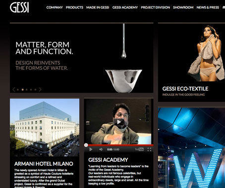 Gessi Launches New Website