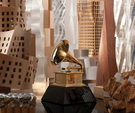 Frank Gehry Designs Grammy Artwork