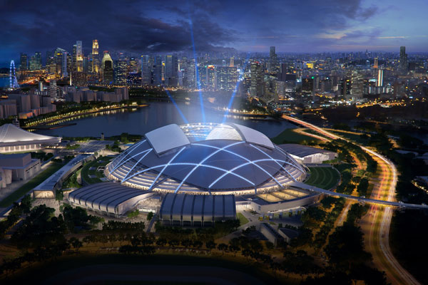 Singapore Sports Hub Bags A Win at World Architecture Festival