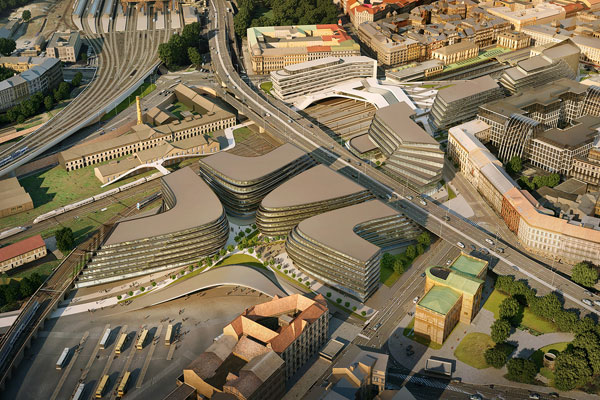 Zaha Hadid Architects To Transform Disused Land In Prague