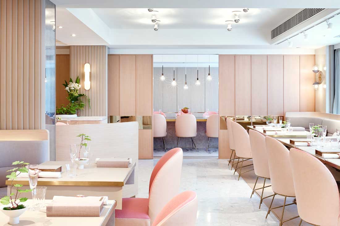 Dining in Pink