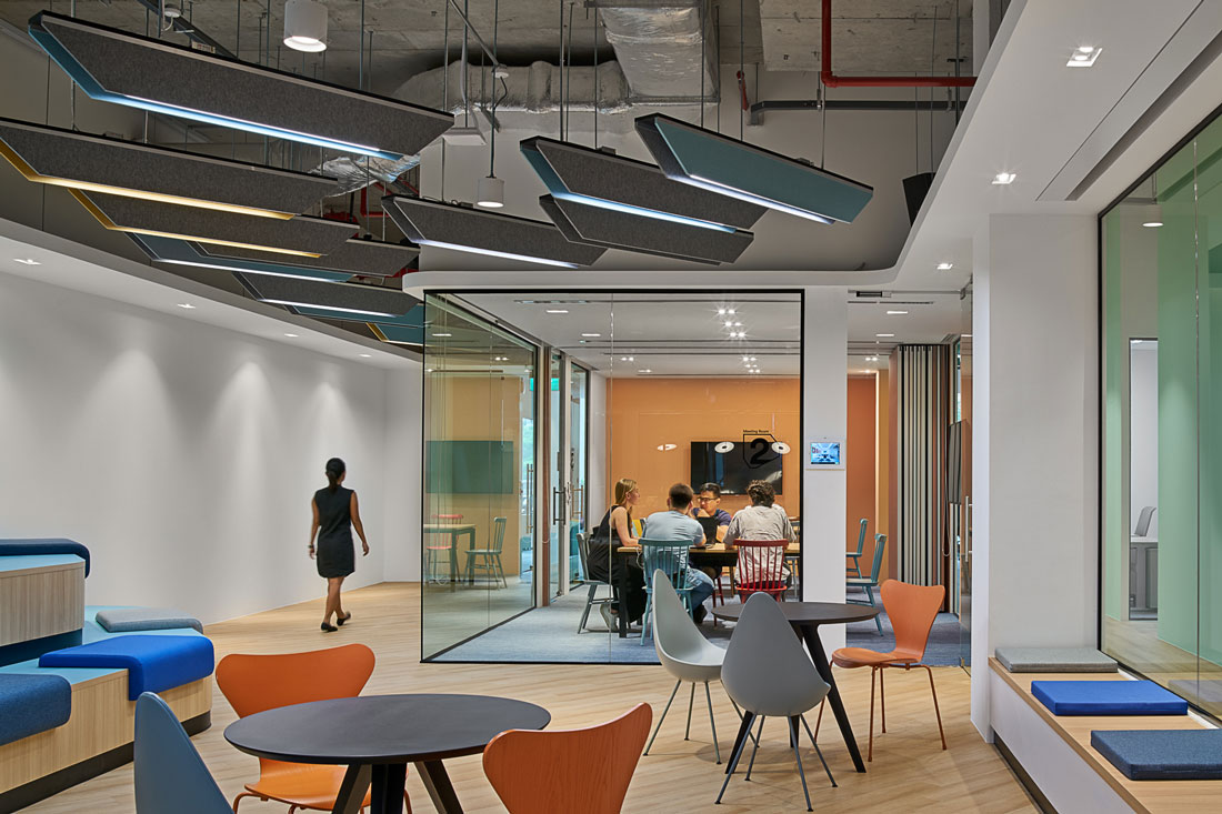 Co-working in Colour and Comfort at Spacemob Ascent