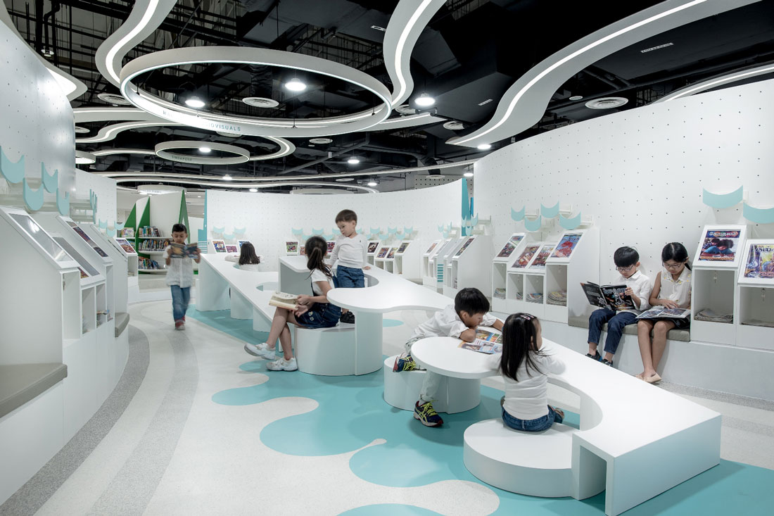 A Colour-Coded Wonder: Bukit Panjang Public Library By Grey Canopy