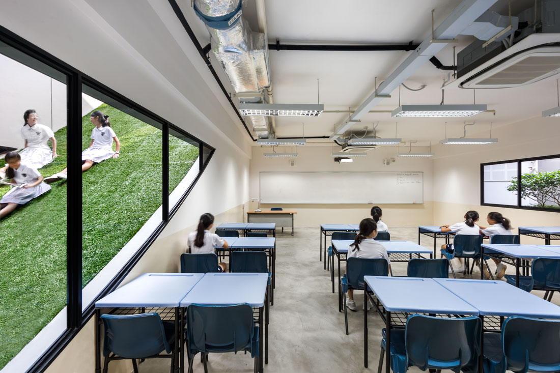 A Learning Curve: Nanyang Girls’ High School Extension by Park + Associates