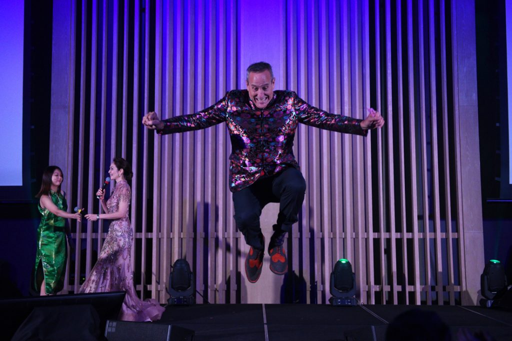 AHEAD Asia 2019 Bill Bensley jumps off stage
