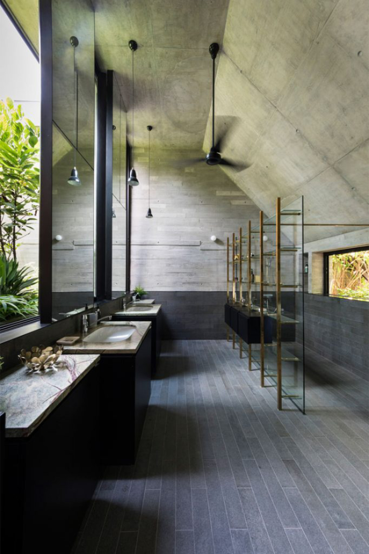 Grotto-House-concrete-by-Formwerkz-Architects-attic-master-bath